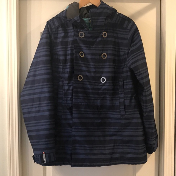 bonfire Jackets & Blazers - Bonfire Snowboarding coat EUC Women’s L blue navy